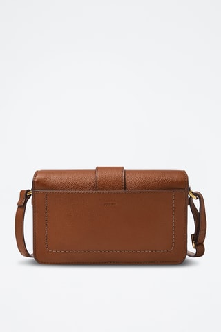 Sac bandoulière en cuir - Marron