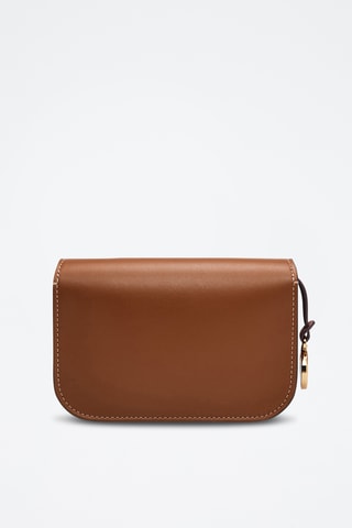 Sac bandoulière en cuir - Marron