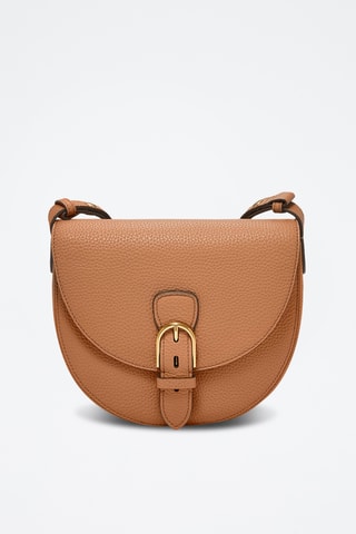 Sac bandoulière en cuir - Camel