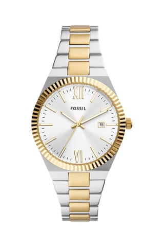 Montre à quartz en acier inoxydable - Argenté et doré
