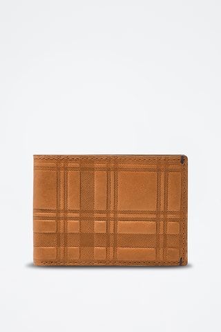 Portefeuille en cuir - Camel