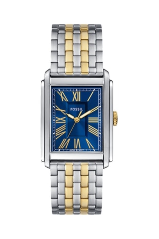 Montre à quartz en acier inoxydable - Argenté et doré