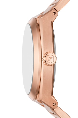 Montre à quartz en acier inoxydable - Doré rose et vert