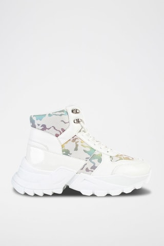 Sneakers subidas Branco
