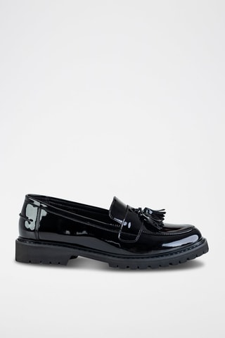 Mocassins envernizados Preto