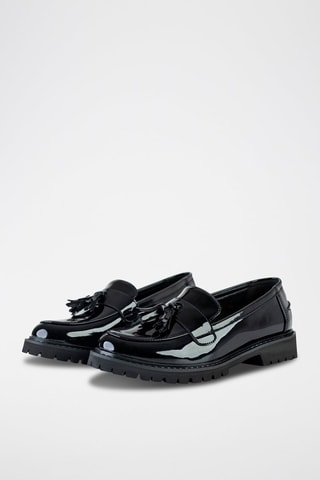 Mocassins envernizados Preto