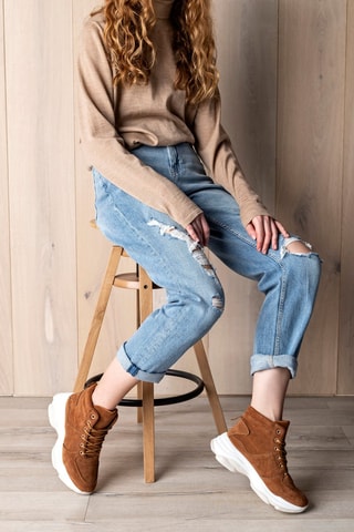 Sneakers subidas Camel