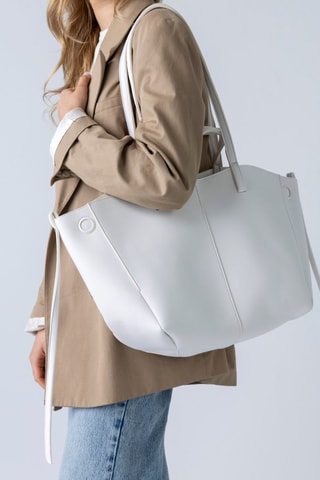 Mala shopper- Branco - Emily Westwood