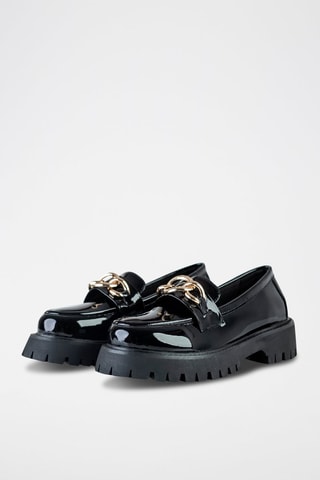 Mocassins envernizados Preto