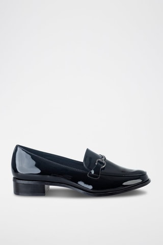 Mocassins envernizados Preto