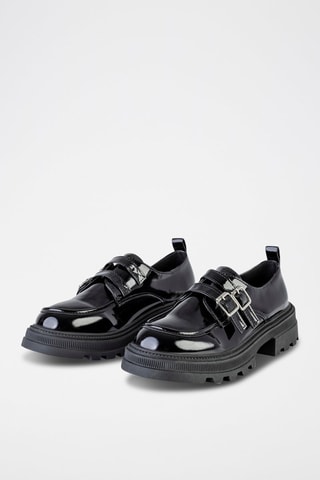 Mocassins envernizados Preto