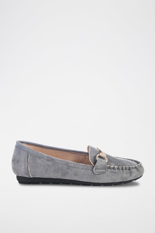 Mocassins Cinzento