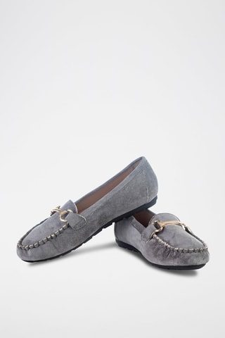 Mocassins Cinzento