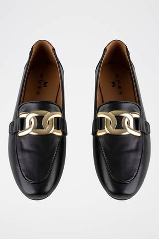 Mocassins  
Preto