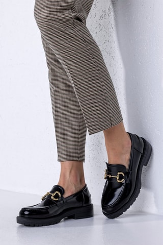 Mocassins envernizados - Preto