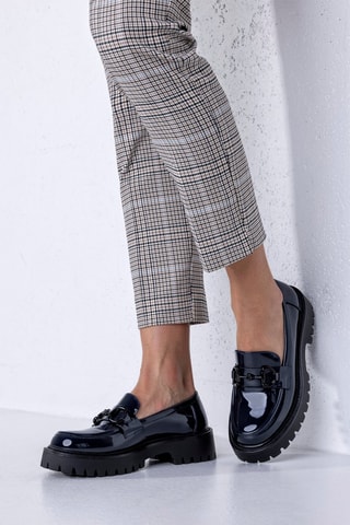 Mocassins com plataforma - Preto