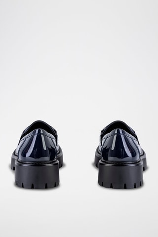 Mocassins com plataforma - Preto