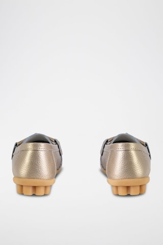 Mocassins de couro - Dourado