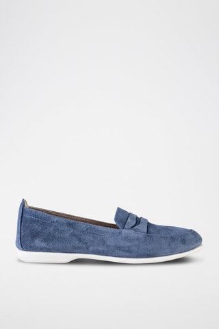 Mocassins de couro - Azul