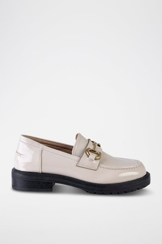 Mocassins envernizados - Bege