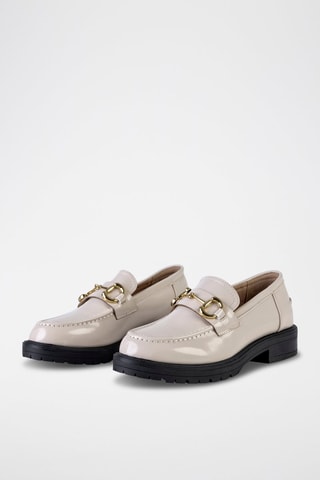 Mocassins envernizados - Bege