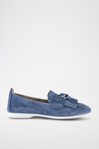 Mocassins de couro - Azul