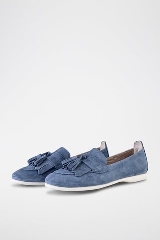 Mocassins de couro - Azul