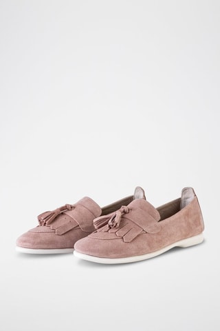Mocassins de couro - Rosa