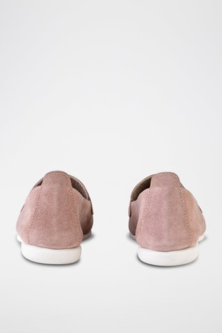 Mocassins de couro - Rosa