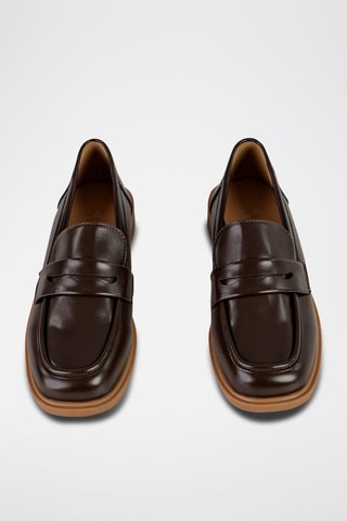 Mocassins envernizados - Castanho