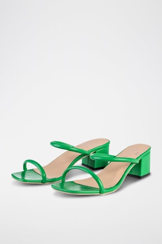 Mules de salto Verde