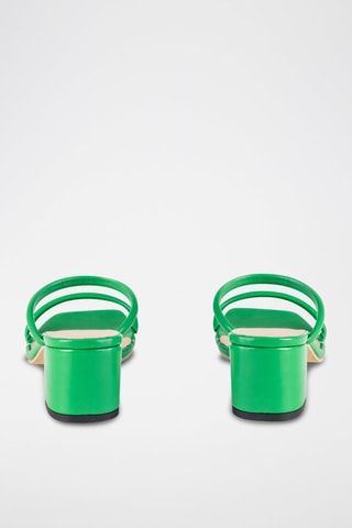 Mules de salto Verde