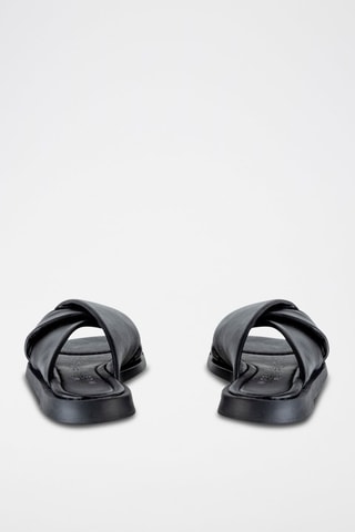 Mules em couro Preto