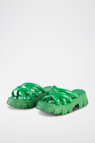 Mules com plataforma Verde