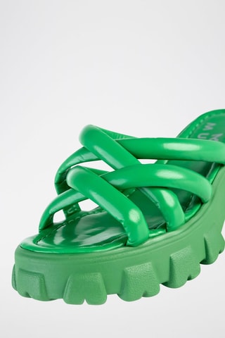 Mules com plataforma Verde