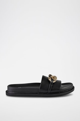 Mules 
Preto e dourado