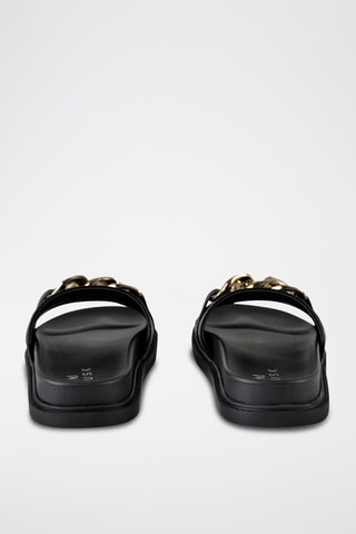 Mules 
Preto e dourado