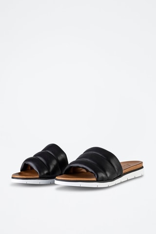 Mules em couro - Preto