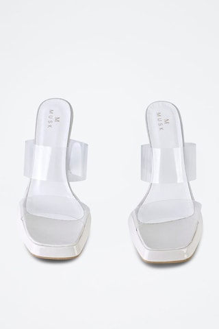 Mules de salto - Branco