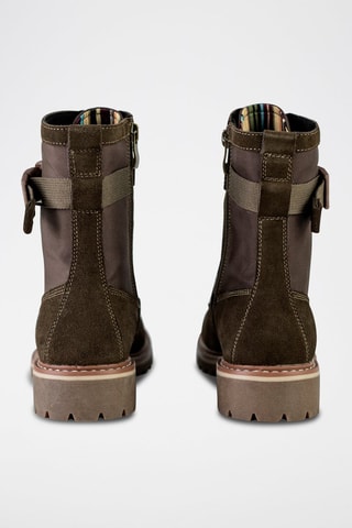 Botins em nobuck Castanho