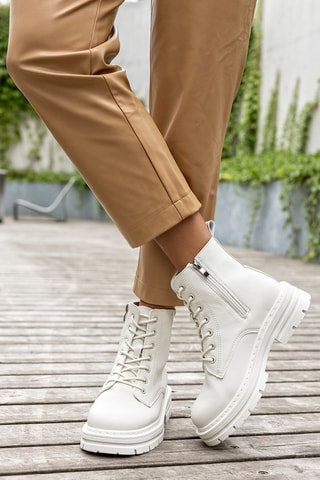 Botins  Bege-claro