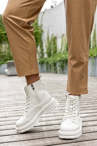 Botins  Bege-claro