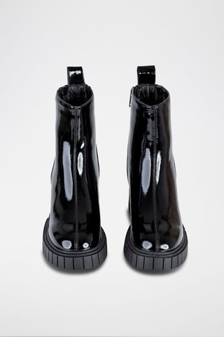 Botins envernizados Preto