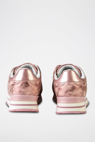 Sapatilhas com cunha Rosa
