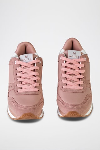 Sapatilhas com cunha Rosa-velho