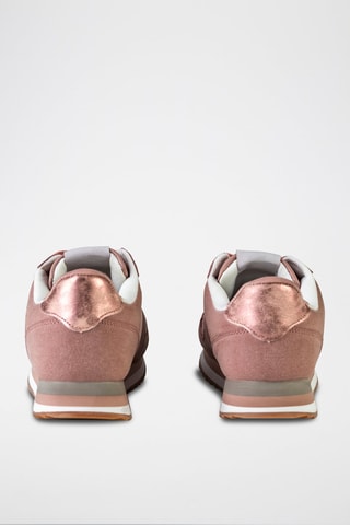 Sapatilhas com cunha Rosa-velho