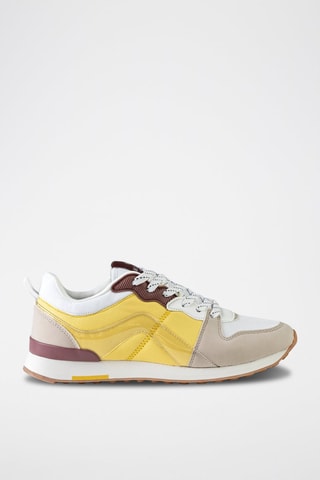Sapatilhas Amarelo e cinzento
