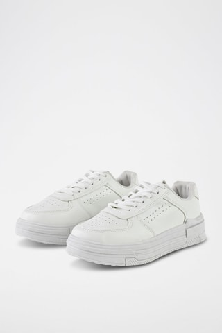 Sapatilhas com plataforma  
Branco