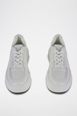Sneakers com plataforma - Branco