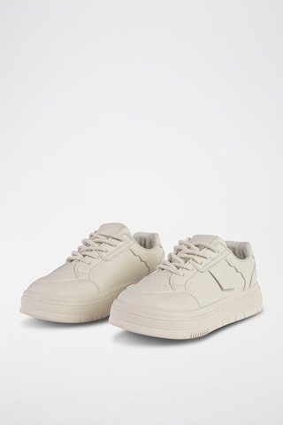 Sneakers com plataforma - Branco